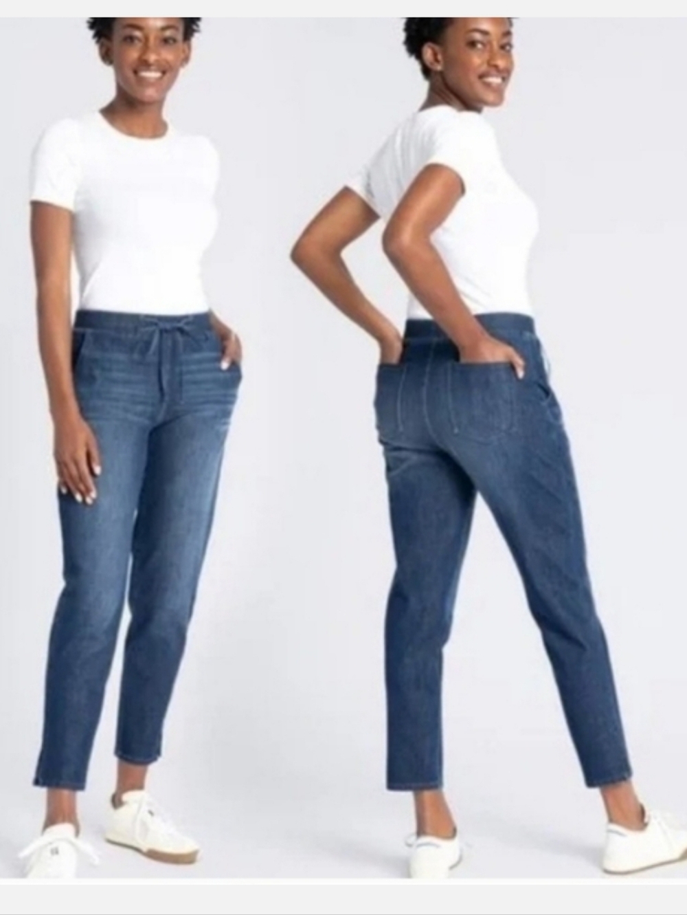 Betabrand Chelsea Crop Denim Yoga Jeans Size XS